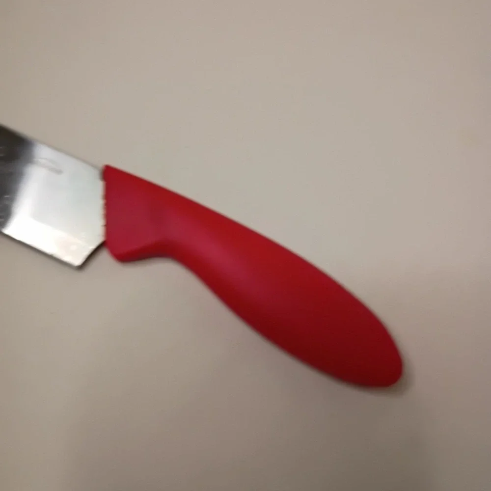 Sunbeam Santoku Knife Red Handle‎ 9
